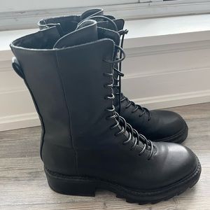 Zara Combat Boots Size 6